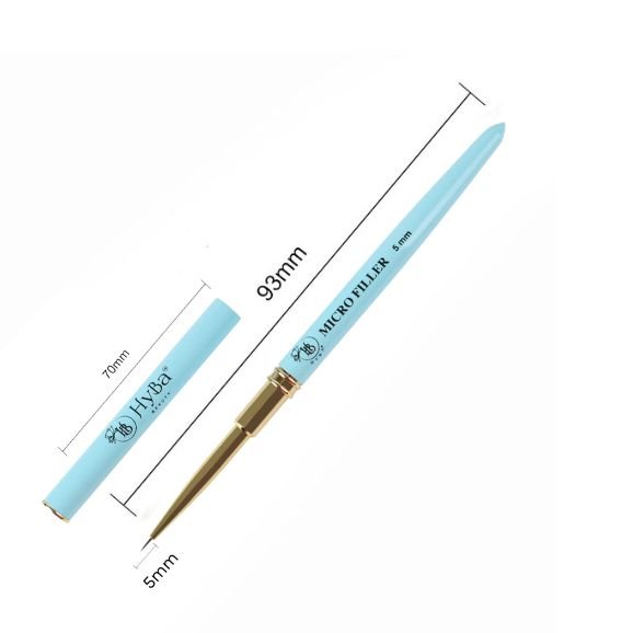 12 MICRO FILLER Brush / 5mm - HYBA BEAUTY