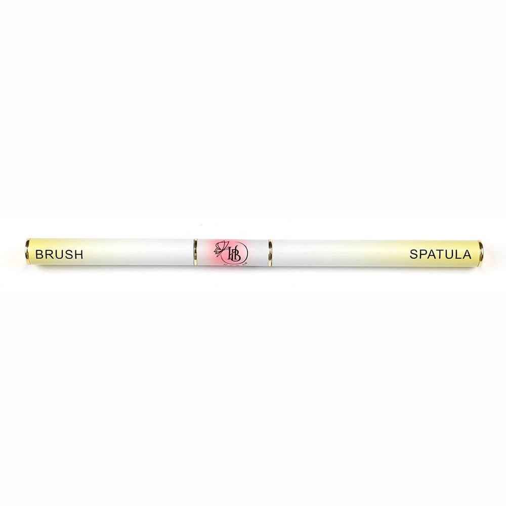 15 HYBRID Gel Dual Brush + Spatula - HYBA BEAUTY