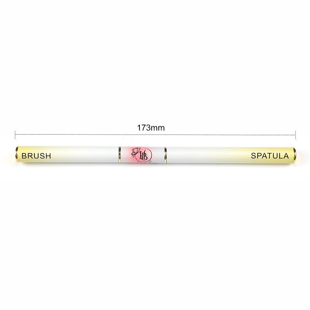 15 HYBRID Gel Dual Brush + Spatula - HYBA BEAUTY