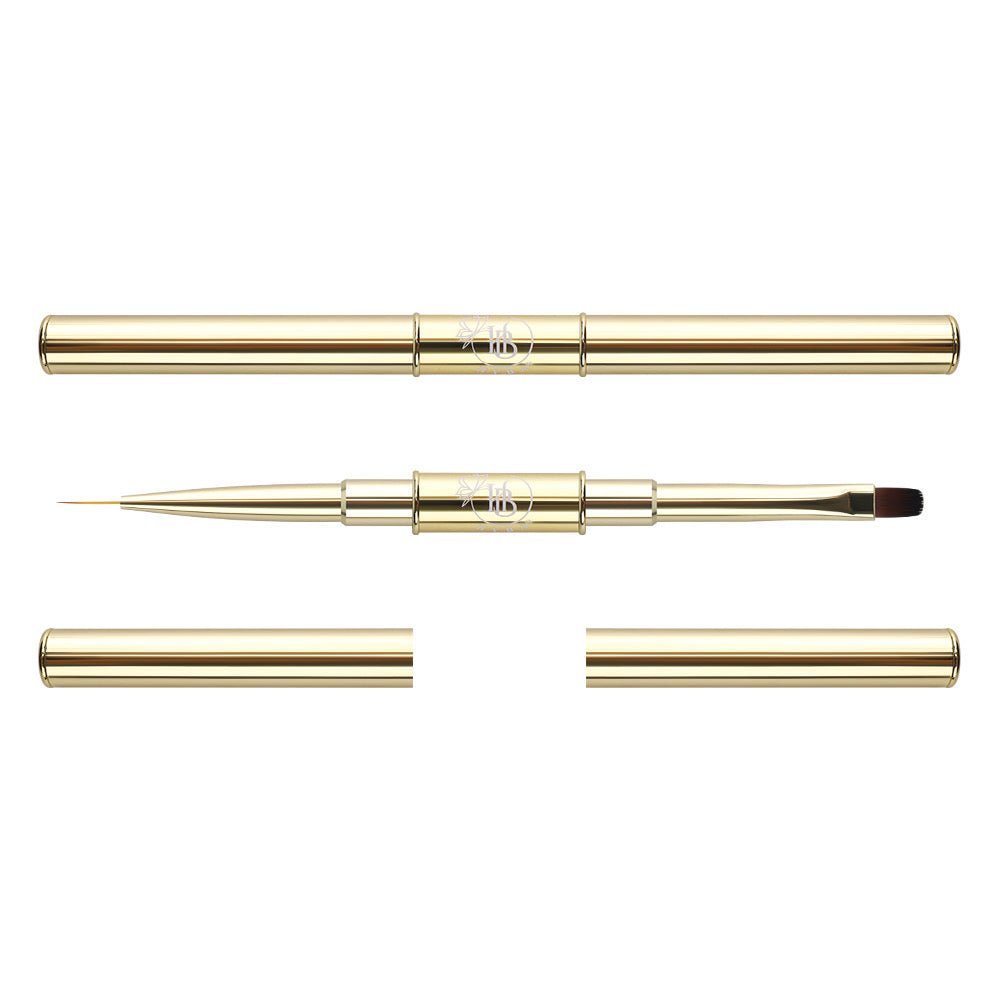 16 BUILDER APPLICATION Dual Brush and Liner (GOLD) - HYBA BEAUTY