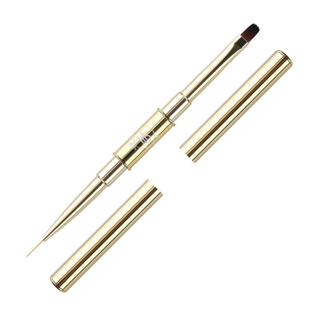 16 BUILDER APPLICATION Dual Brush and Liner (GOLD) - HYBA BEAUTY