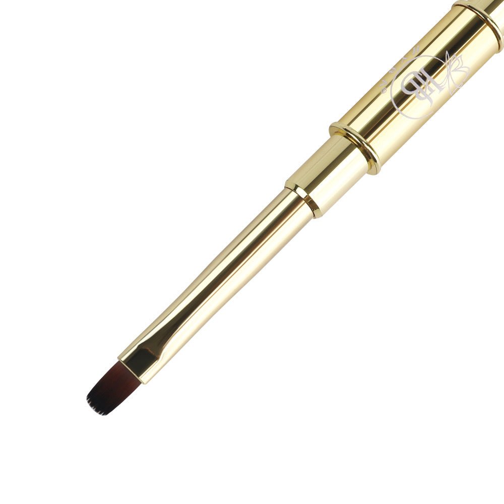 16 BUILDER APPLICATION Dual Brush and Liner (GOLD) - HYBA BEAUTY