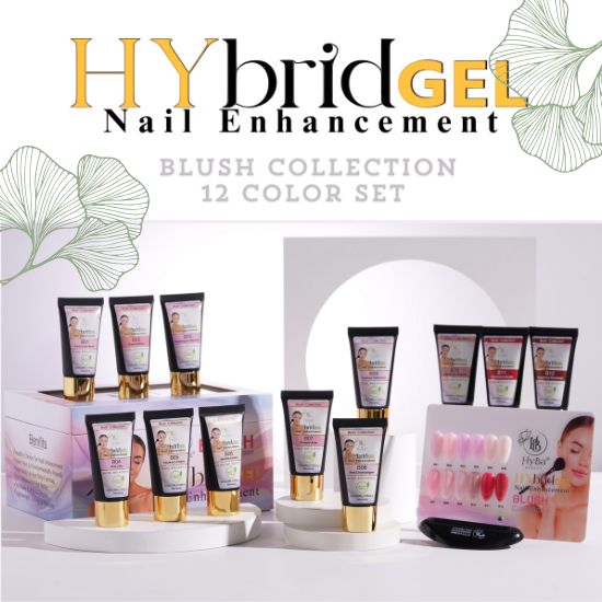 2 BLUSH Collection - Hybrid HyGEL™ Nail System - HYBA BEAUTY