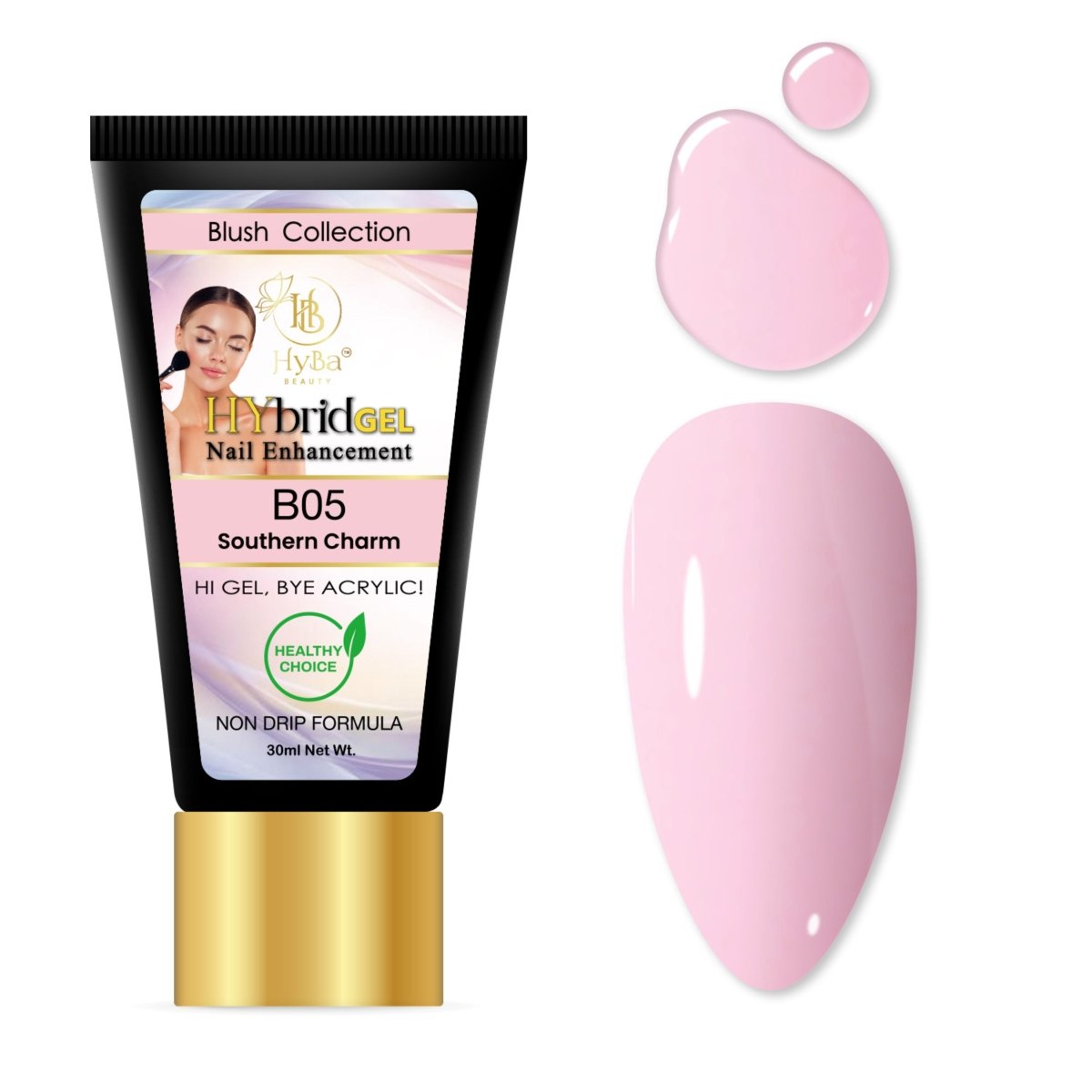 2 BLUSH Collection - Hybrid HyGEL™ Nail System - HYBA BEAUTY