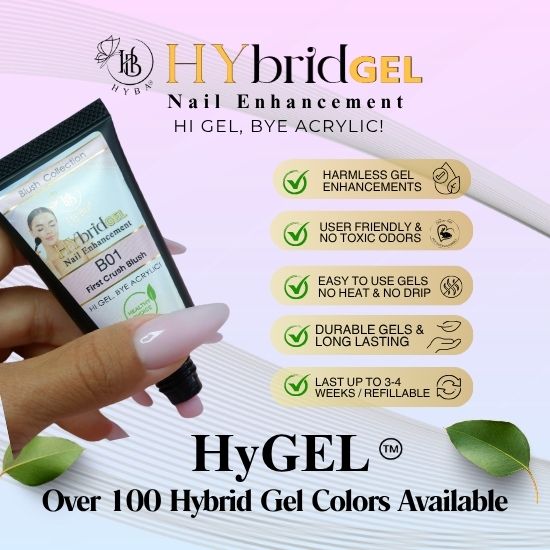 2 BLUSH Collection - Hybrid HyGEL™ Nail System - HYBA BEAUTY