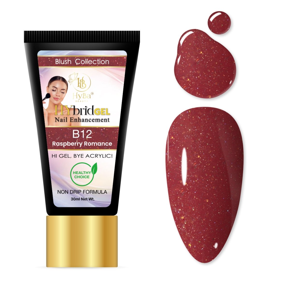 2 BLUSH Collection - Hybrid HyGEL™ Nail System - HYBA BEAUTY