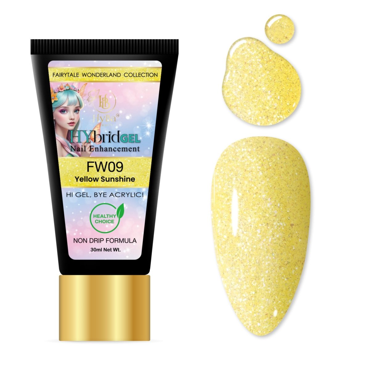6 FAIRYTALE WONDERLAND Collection - Hybrid HyGEL™ Nail System - HYBA BEAUTY