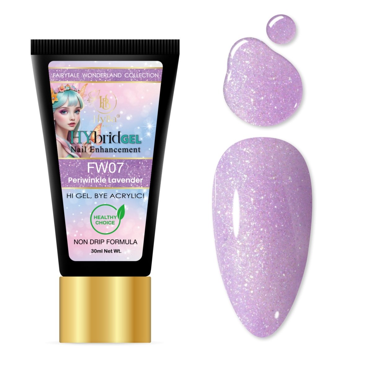 6 FAIRYTALE WONDERLAND Collection - Hybrid HyGEL™ Nail System - HYBA BEAUTY