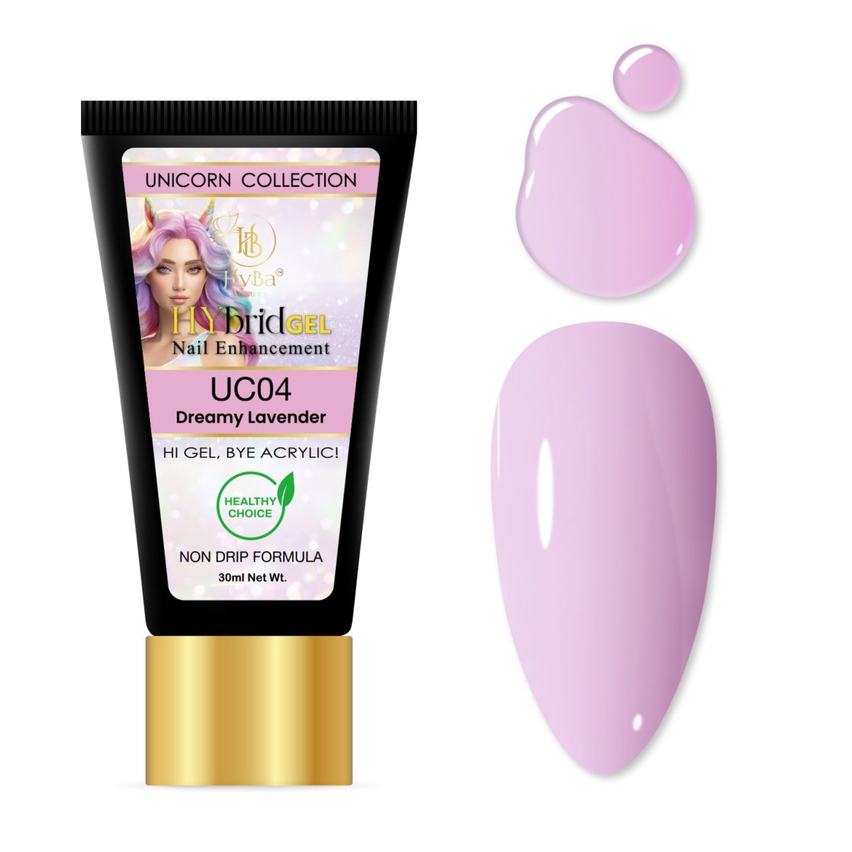8 UNICORN Collection - HyGEL™ Hybrid Gel Nail System - HYBA BEAUTY