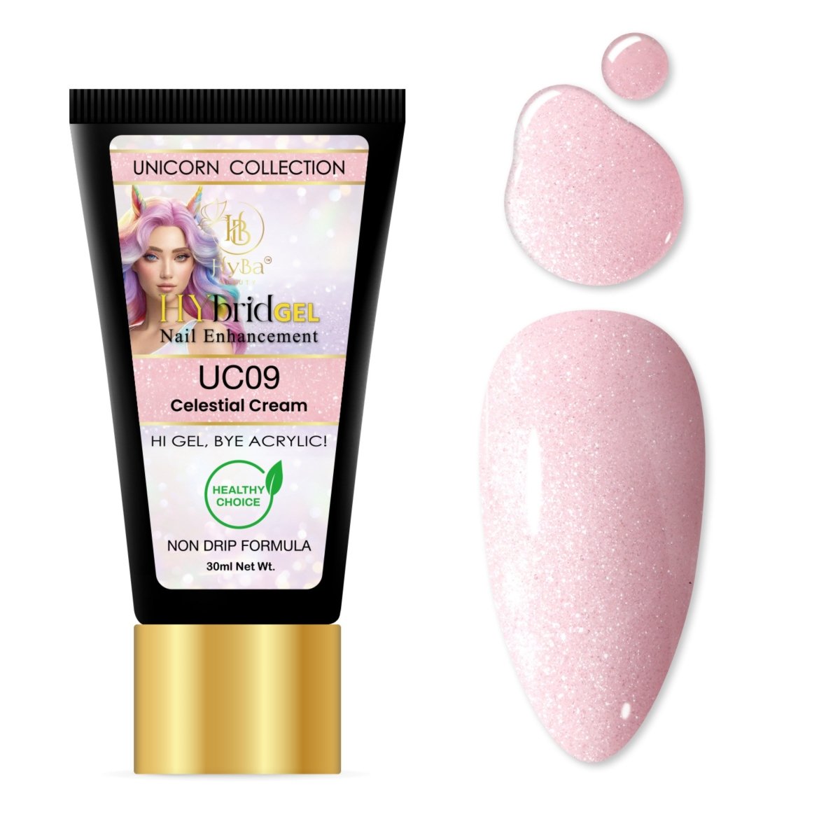 8 UNICORN Collection - HyGEL™ Hybrid Gel Nail System - HYBA BEAUTY