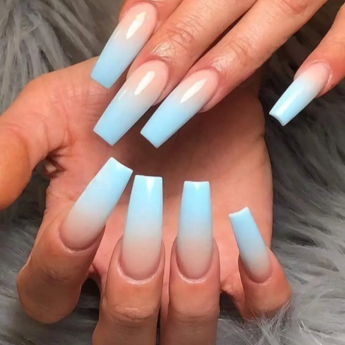 Mini Ombré Sponges with Grabber Box Set - White