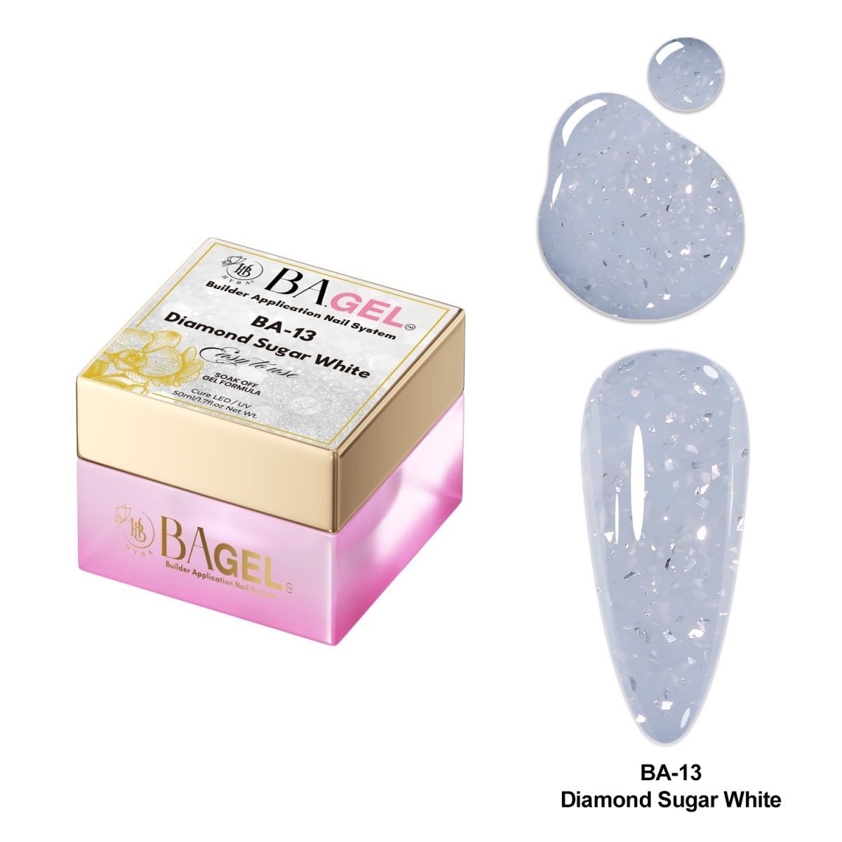 Builder Gel Application Nail System - BA.GEL - HYBA BEAUTY