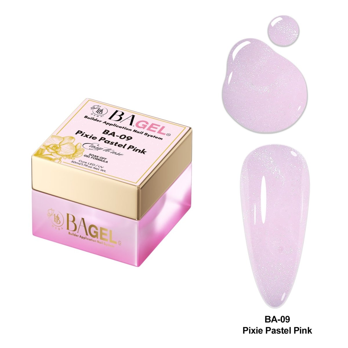 Builder Gel Application Nail System - BA.GEL - HYBA BEAUTY