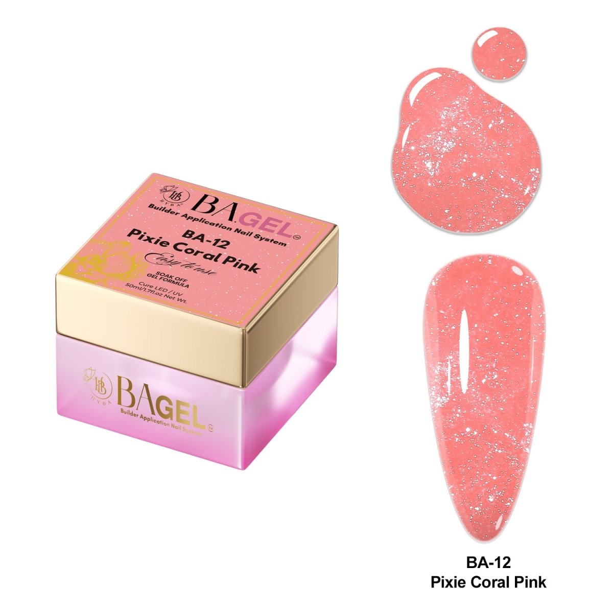 Builder Gel Application Nail System - BA.GEL - HYBA BEAUTY