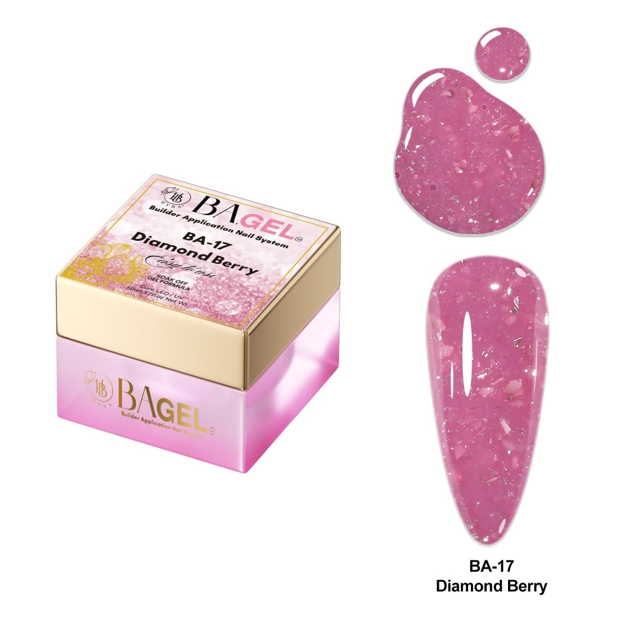 Builder Gel Application Nail System - BA.GEL - HYBA BEAUTY