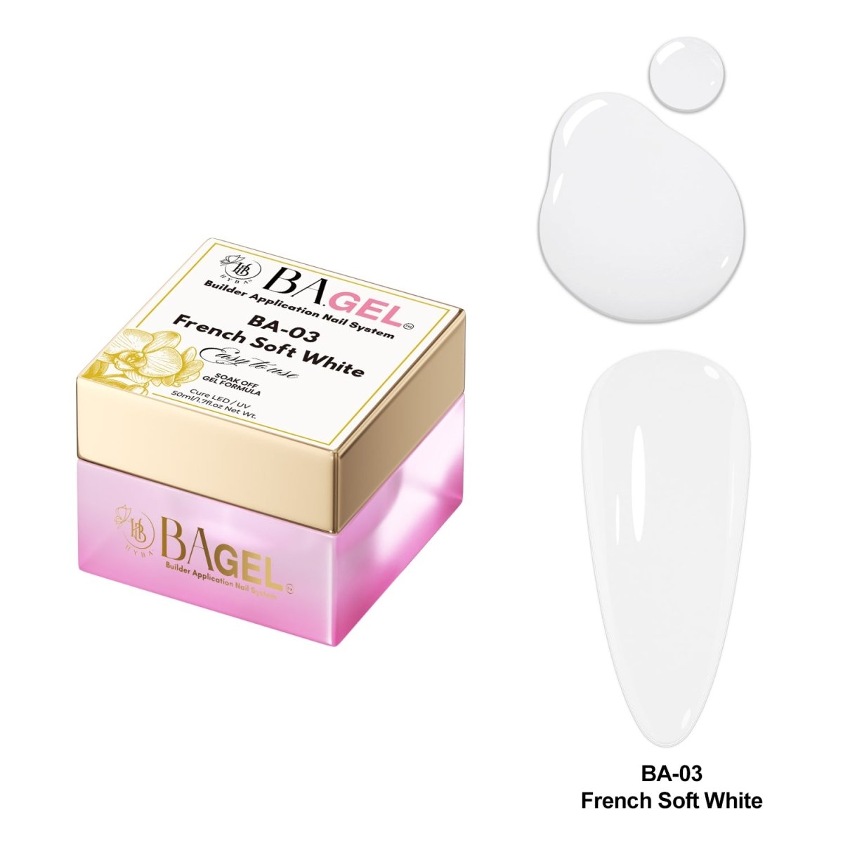 Builder Gel Application Nail System - BA.GEL - HYBA BEAUTY