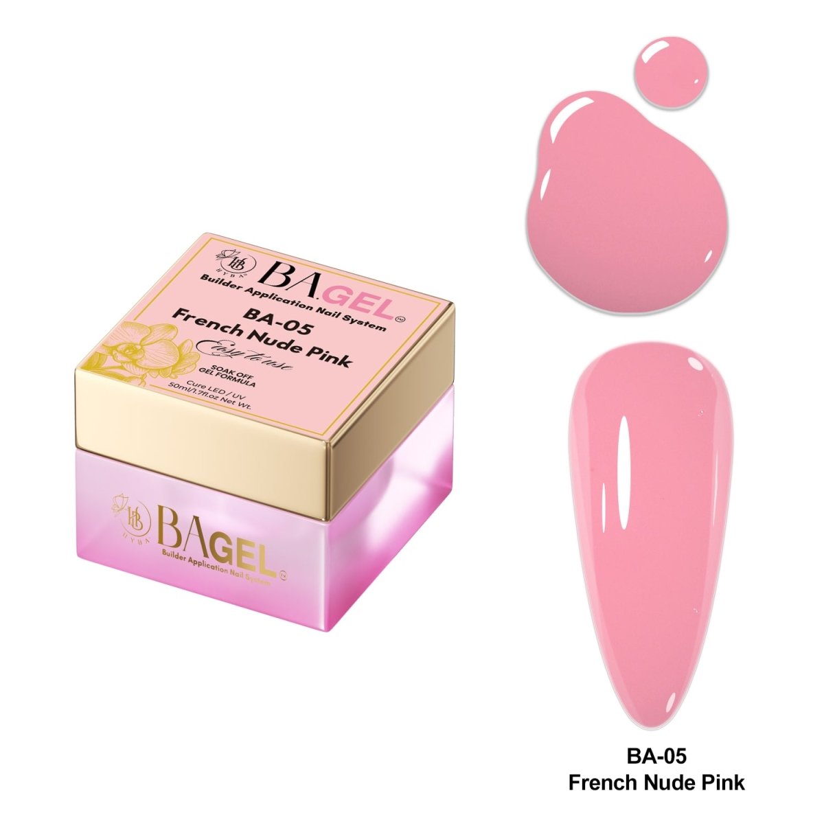 Builder Gel Application Nail System - BA.GEL - HYBA BEAUTY