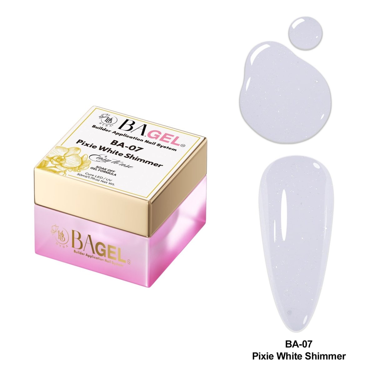 Builder Gel Application Nail System - BA.GEL - HYBA BEAUTY