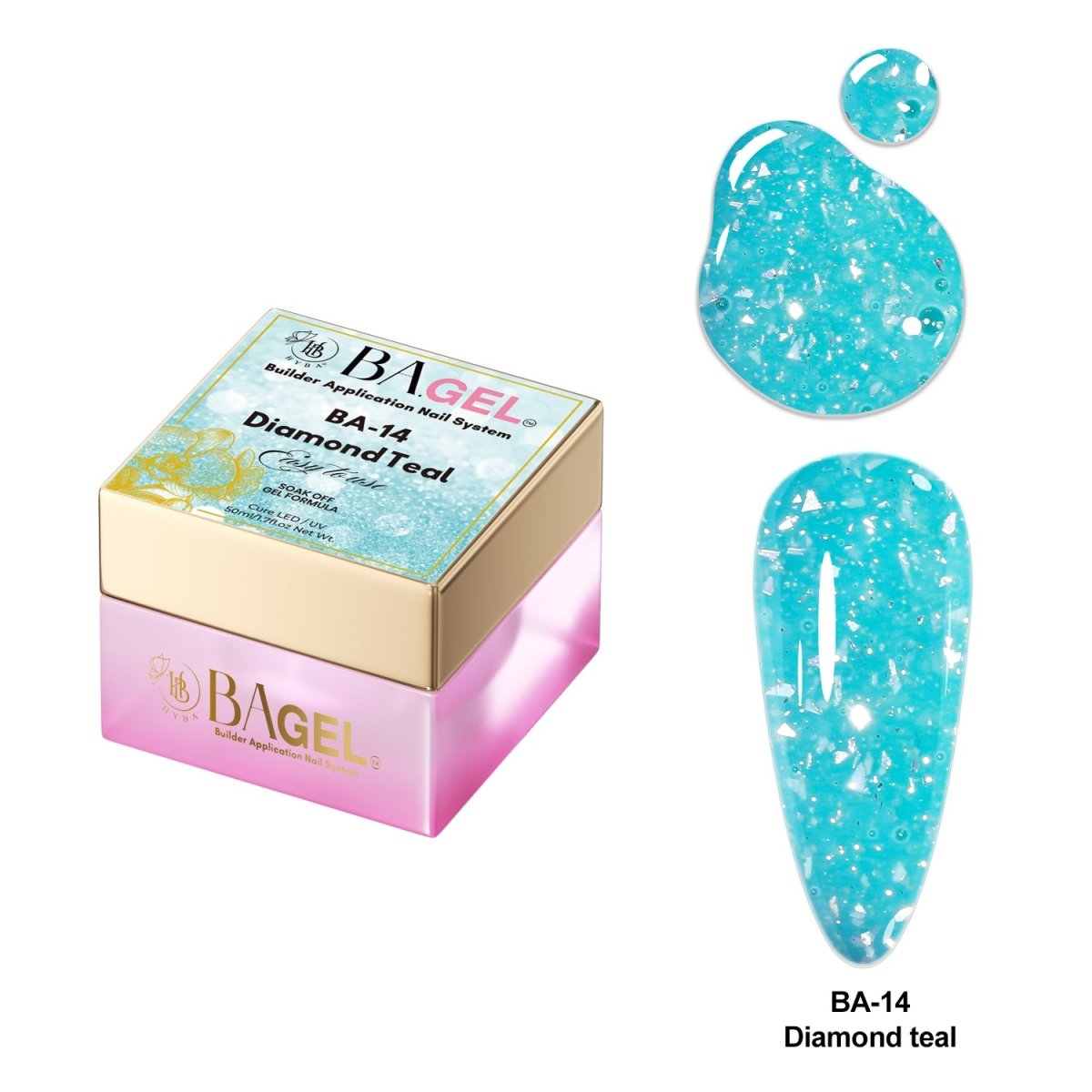 Builder Gel Application Nail System - BA.GEL - HYBA BEAUTY