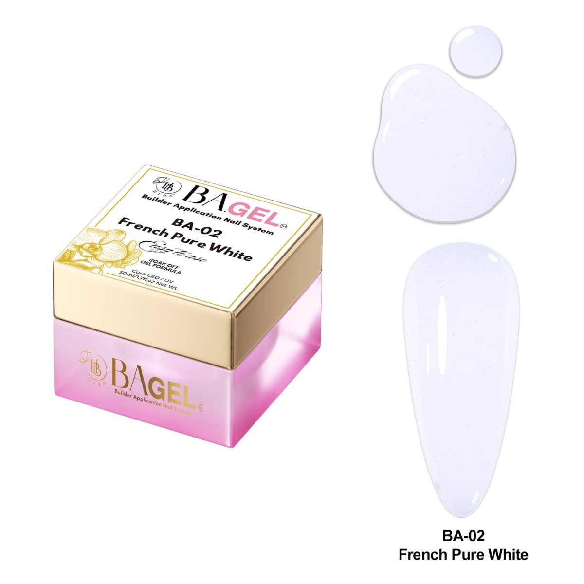 Builder Gel Application Nail System - BA.GEL - HYBA BEAUTY