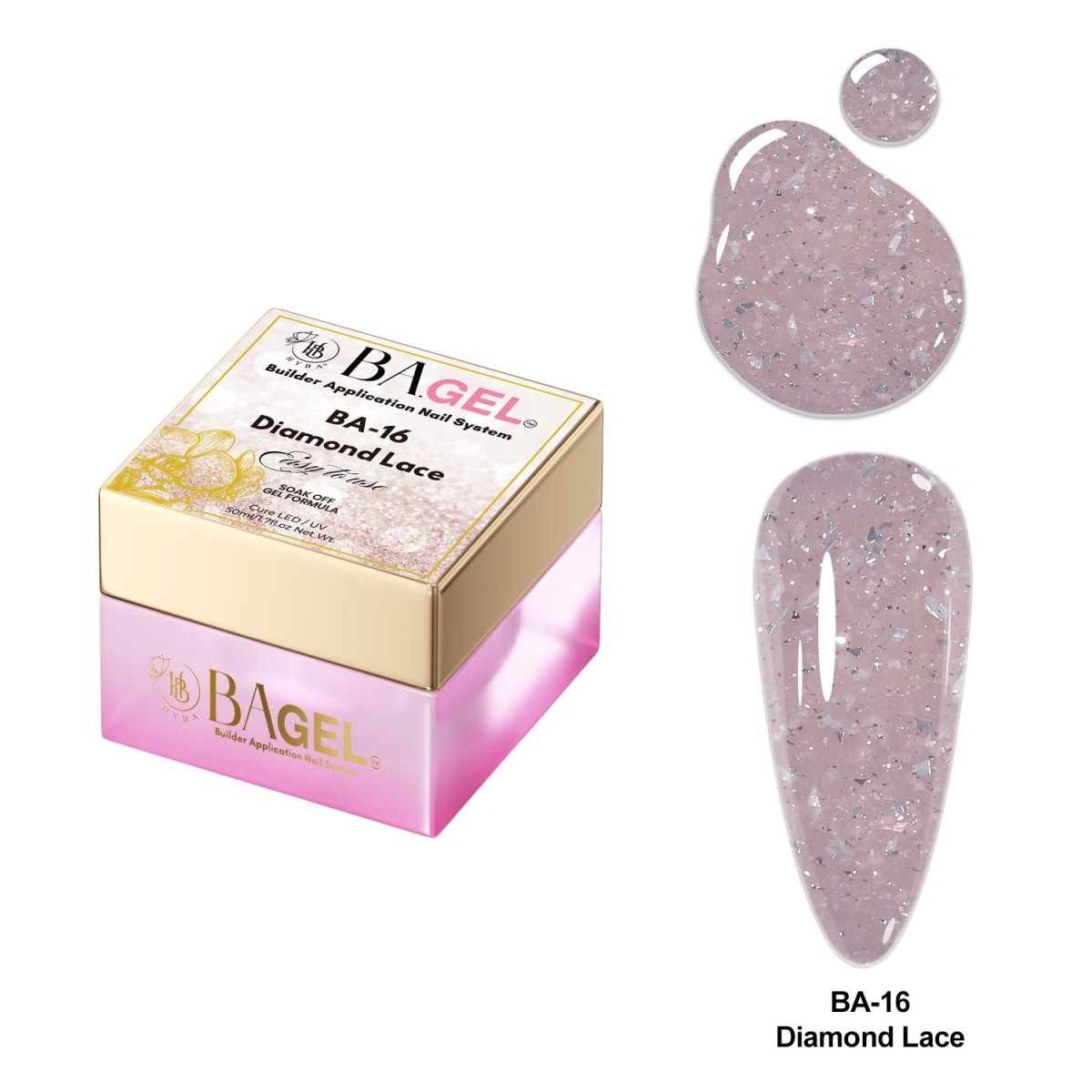 Builder Gel Application Nail System - BA.GEL - HYBA BEAUTY