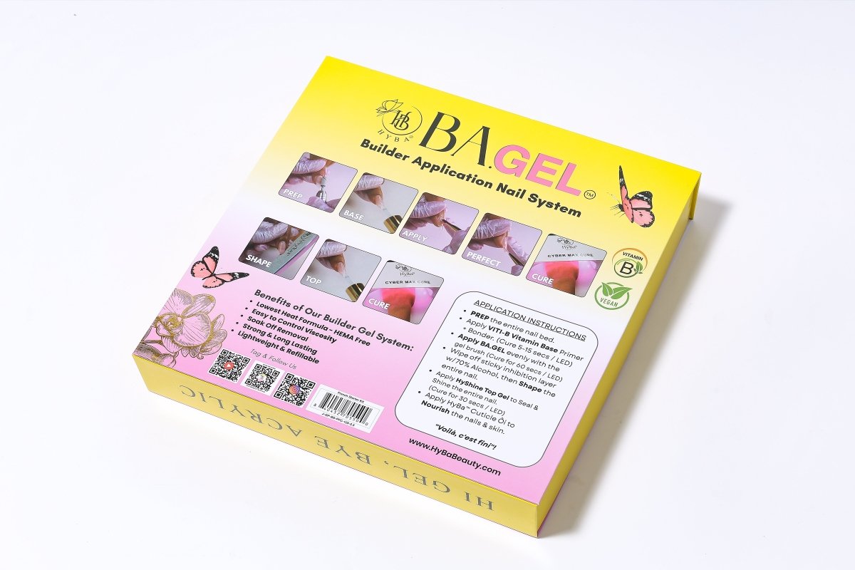 Builder Gel - BA.GEL FRENCH Starter Kit - HYBA BEAUTY