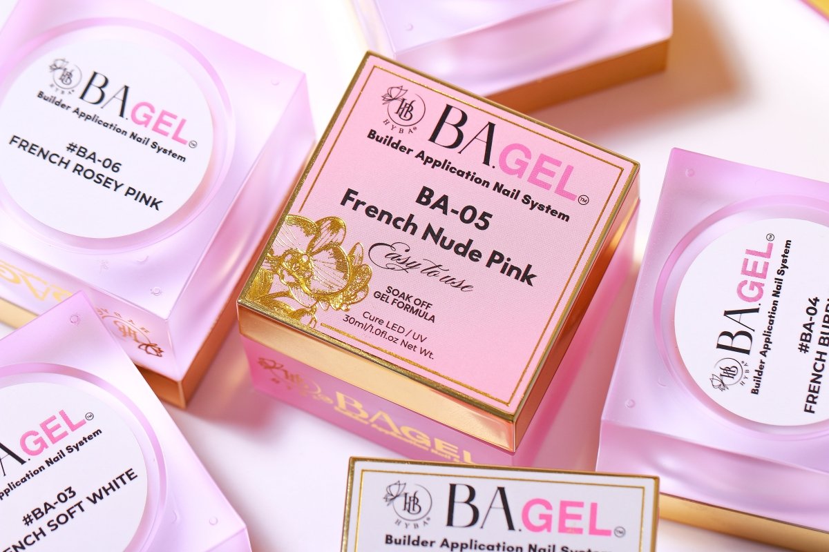Builder Gel - BA.GEL FRENCH Starter Kit - HYBA BEAUTY