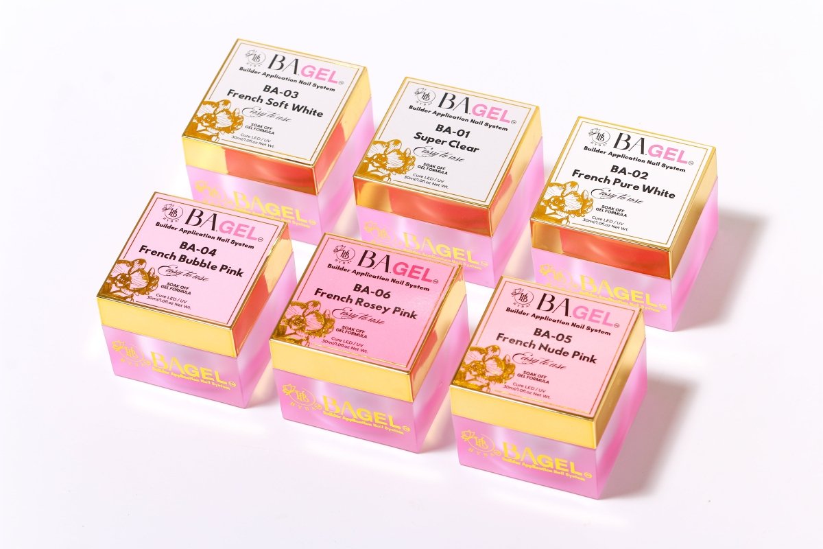 Builder Gel - BA.GEL FRENCH Starter Kit - HYBA BEAUTY