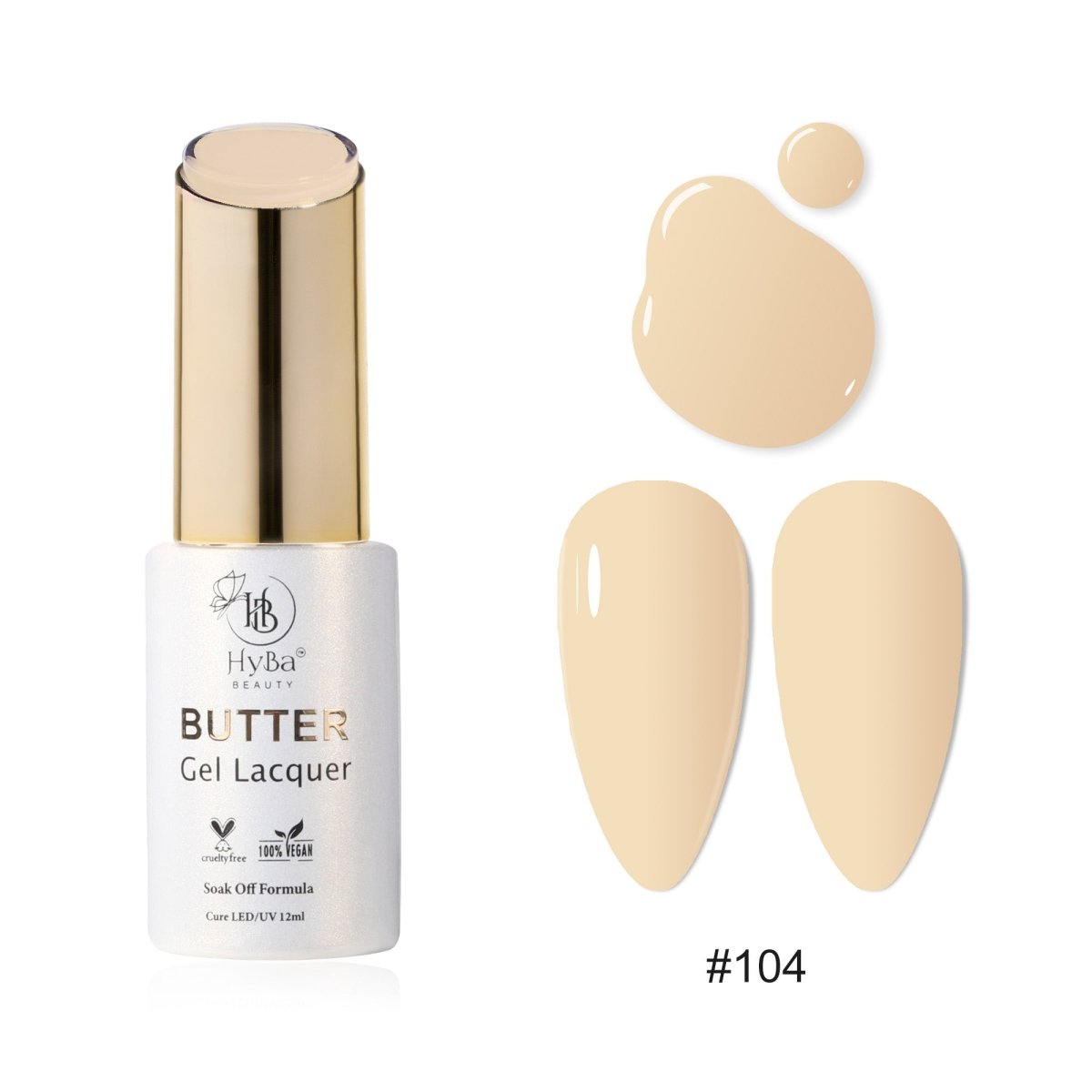 BUTTER Gel Polish SERIES 11 (Colors 101 - 110) - HYBA BEAUTY
