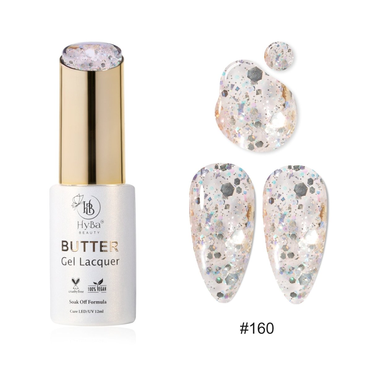 BUTTER Gel Polish SERIES 16 (Colors 151 - 160) - HYBA BEAUTY
