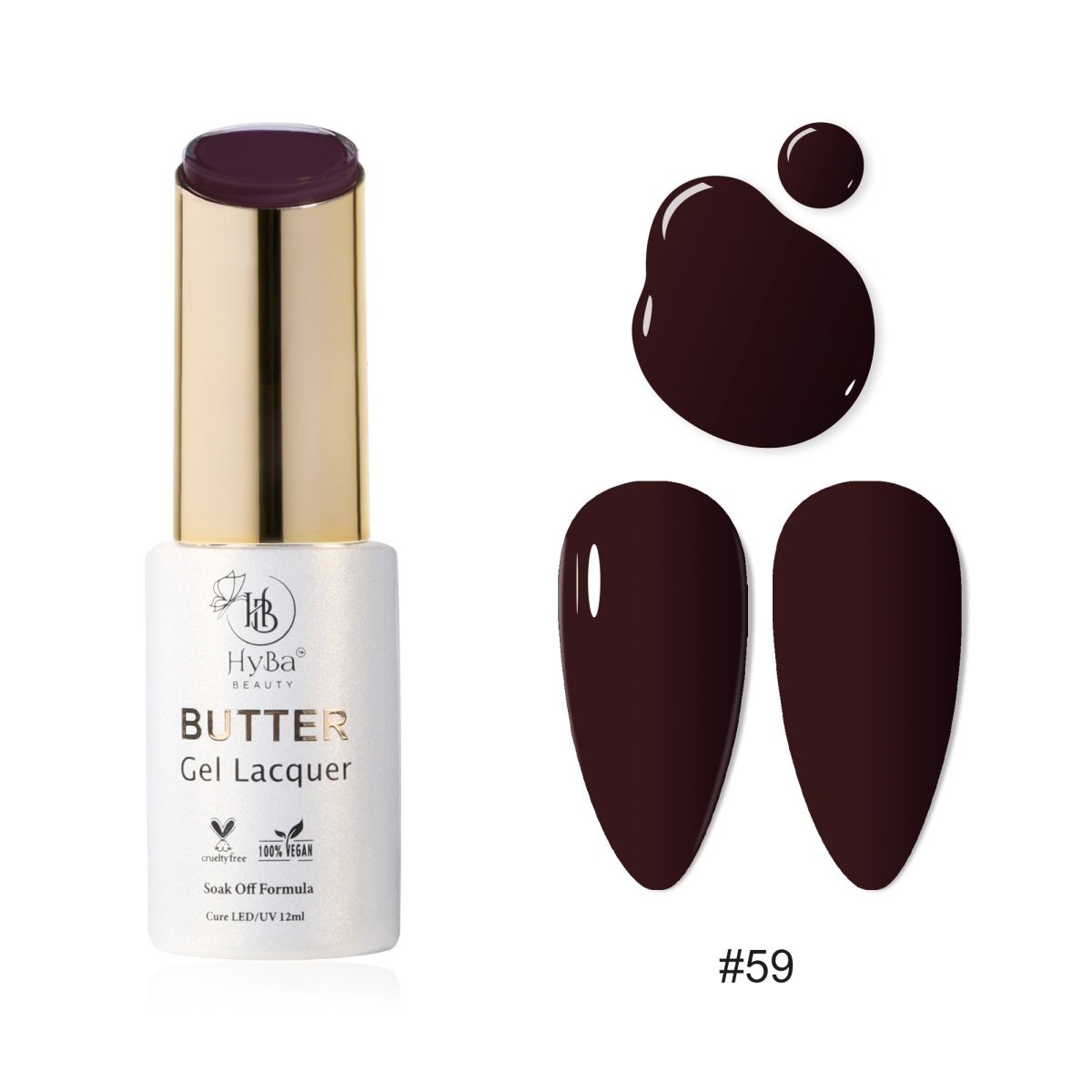 BUTTER Gel Polish SERIES 6 (051 - 060) - HYBA BEAUTY