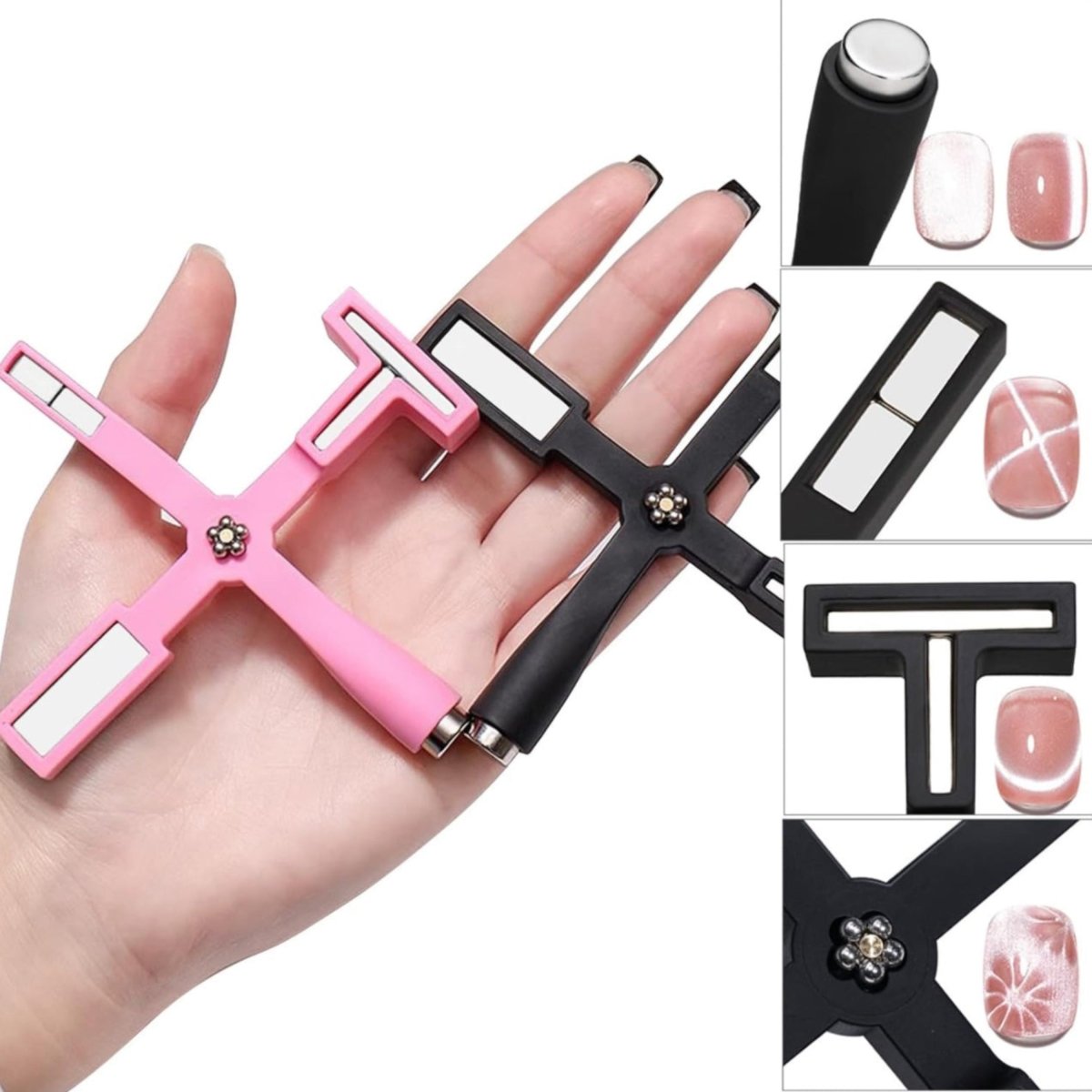 Cat Eye 5 - in - 1 Magnet for Gel Polish - Black - HYBA BEAUTY