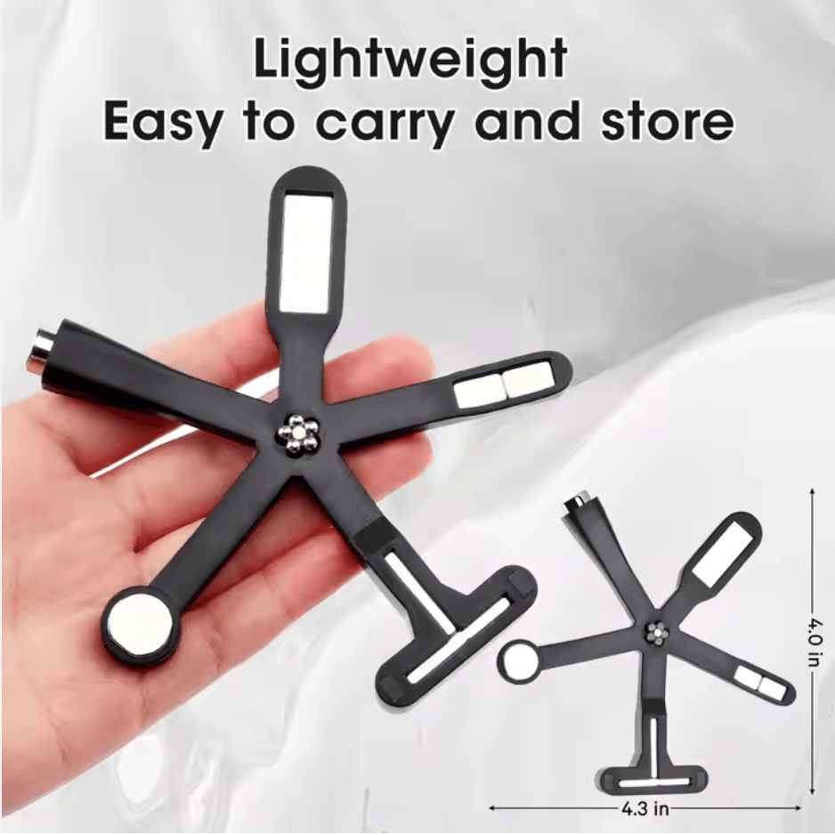 Cat Eye 6 - in - 1 Magnet for Gel Polish - Black - HYBA BEAUTY