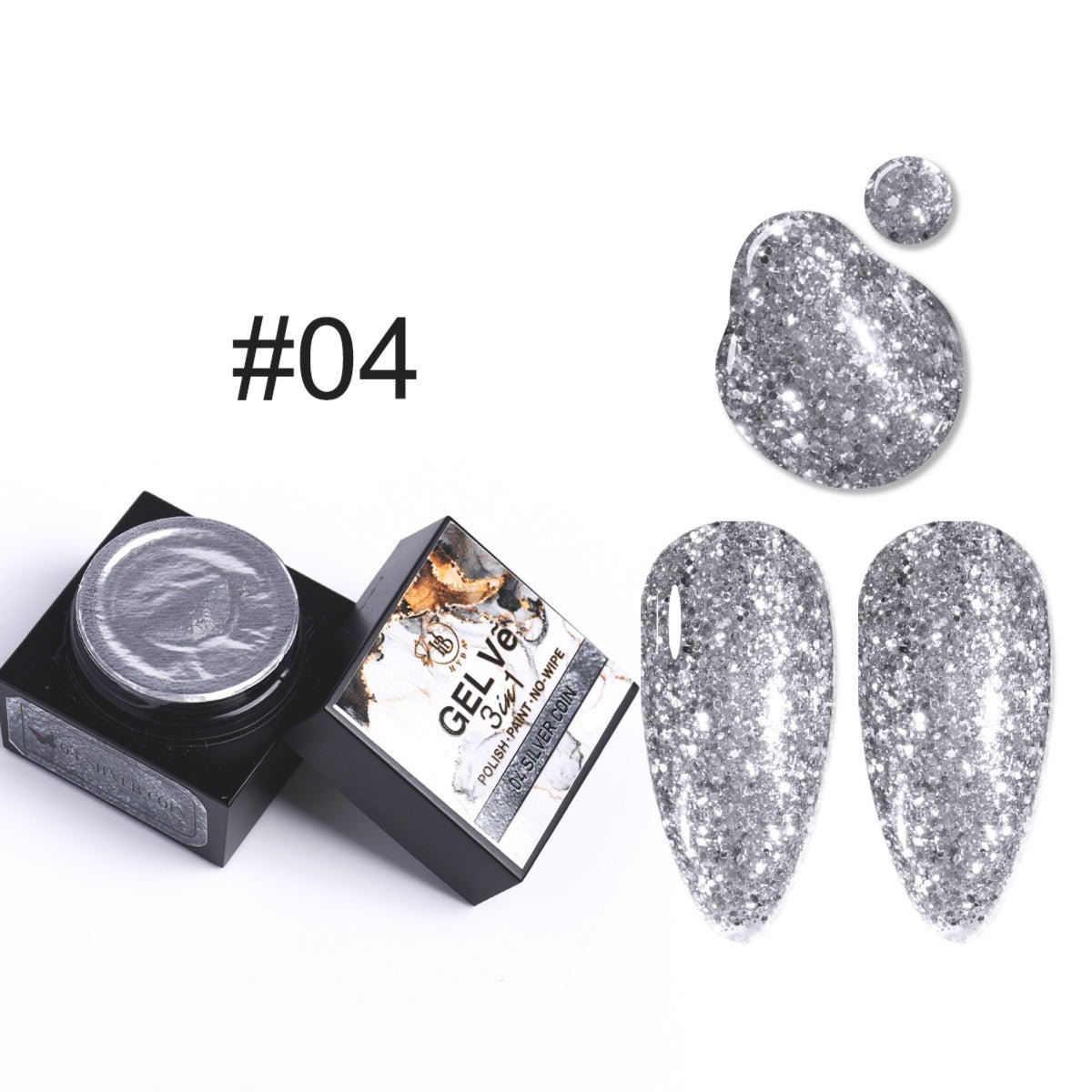 GEL Vẽ Classic Collection Artist Gel / 4pcs set (15g Each) - HYBA BEAUTY