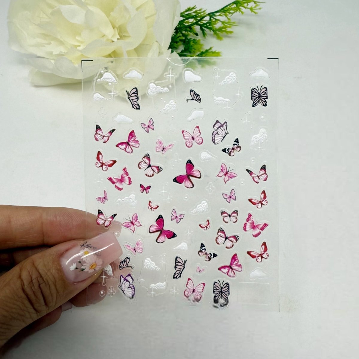 HB Decal 5D - 01 (6 pcs Set) - HYBA BEAUTY