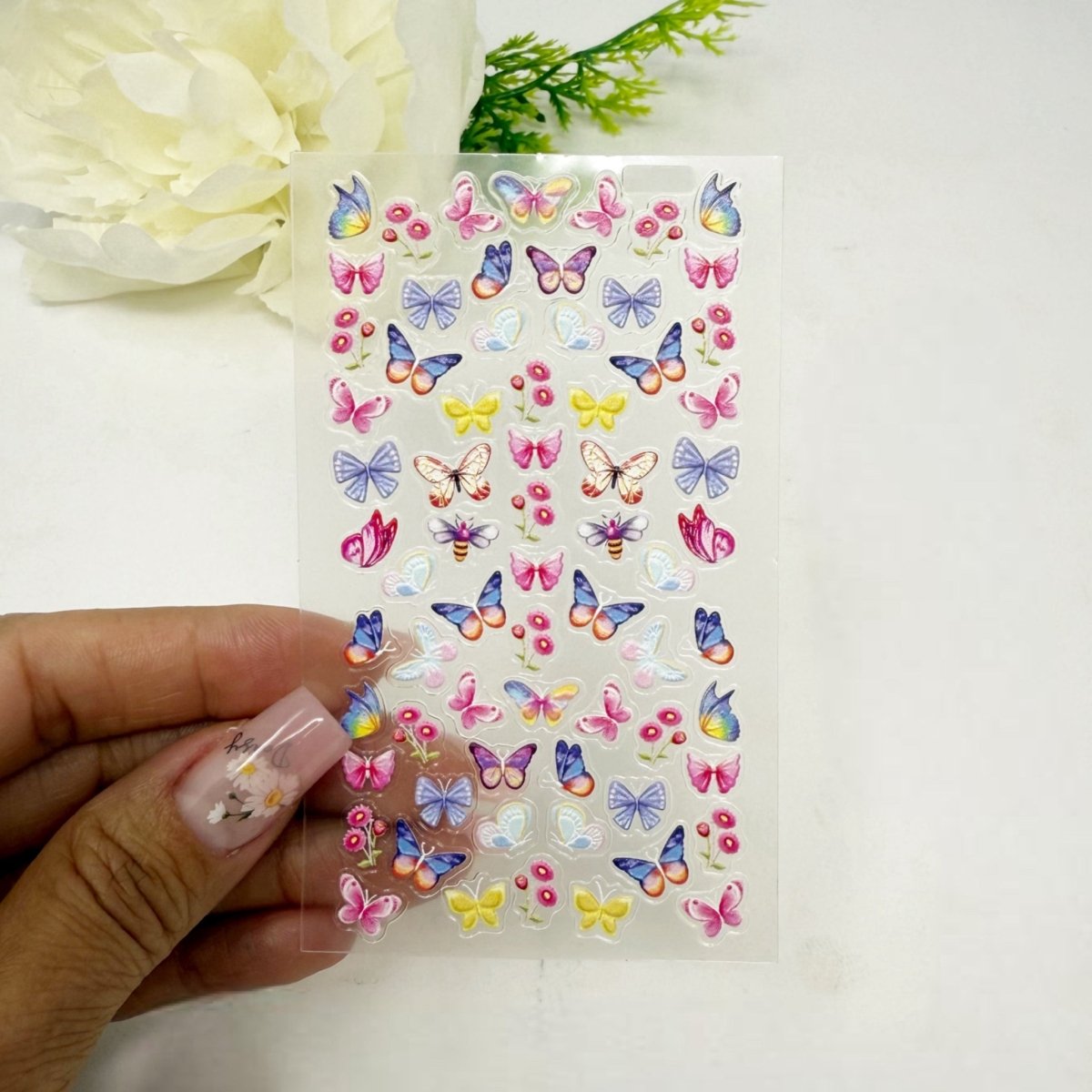 HB Decal 5D - 01 (6 pcs Set) - HYBA BEAUTY