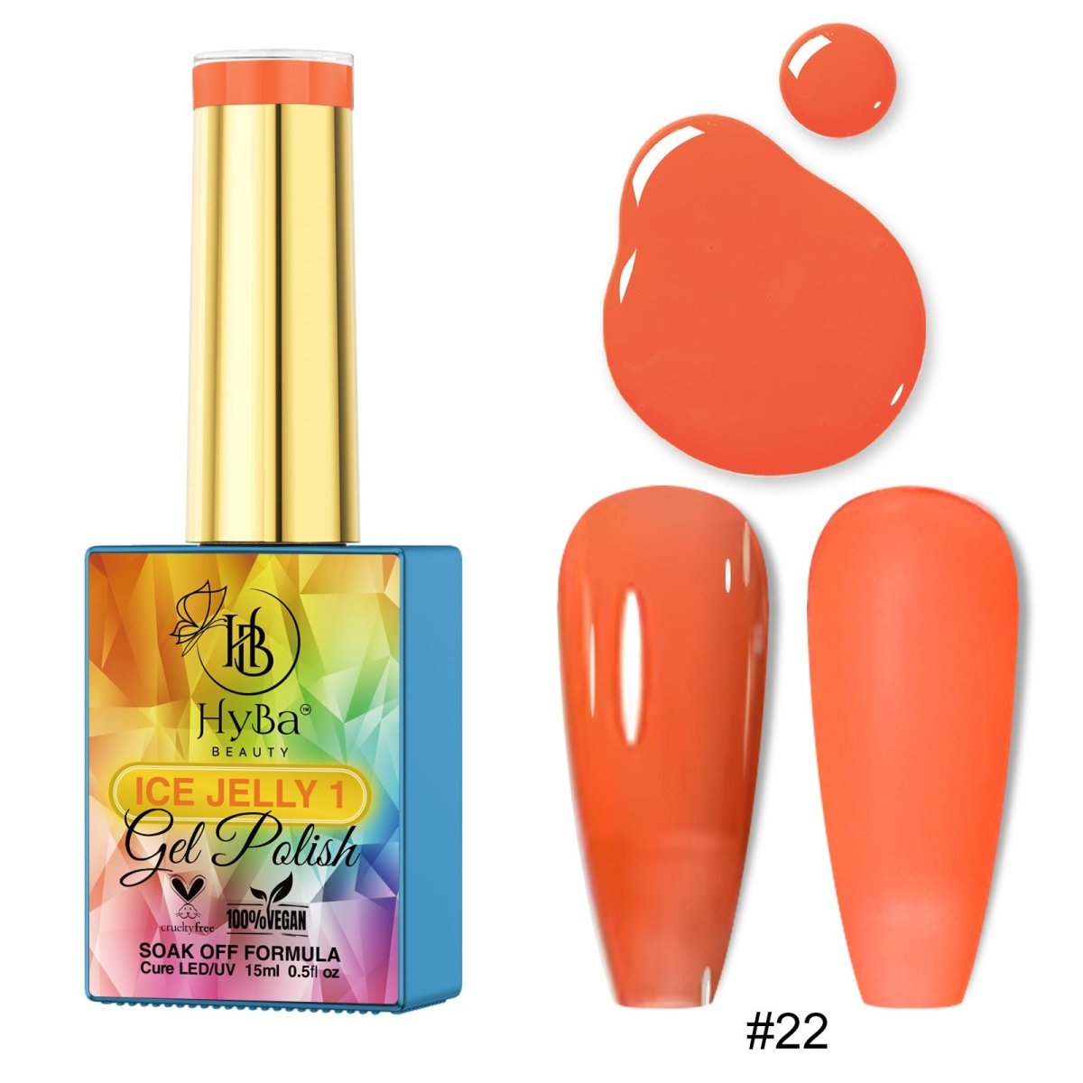 ICE JELLY Gel Collection 1 - Pink Shades - HYBA BEAUTY