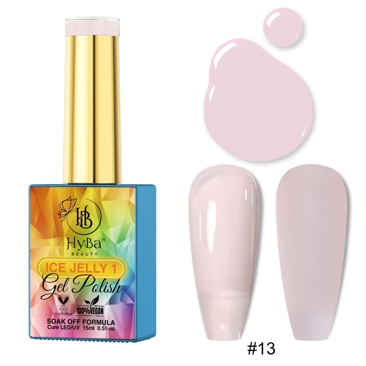 ICE JELLY Gel Collection 1 - Pink Shades - HYBA BEAUTY
