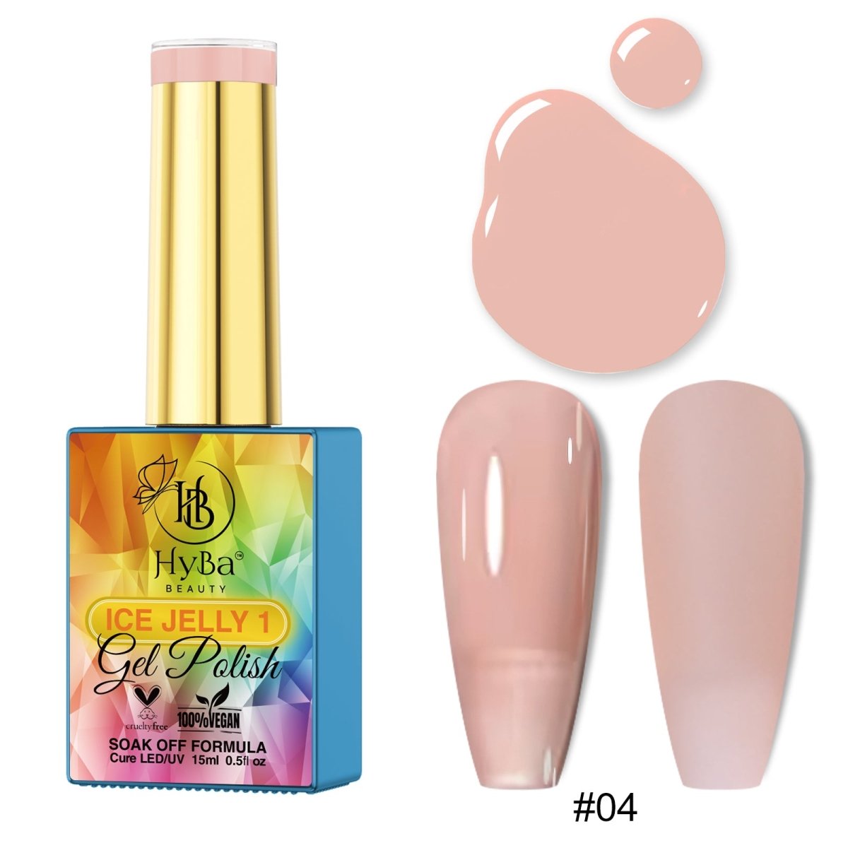 ICE JELLY Gel Collection 1 - Pink Shades - HYBA BEAUTY