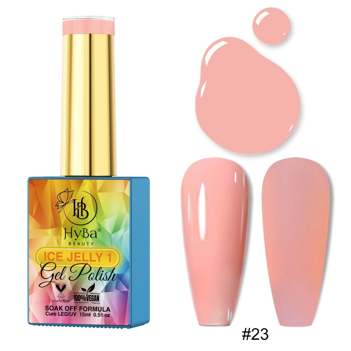 ICE JELLY Gel Collection 1 - Pink Shades - HYBA BEAUTY