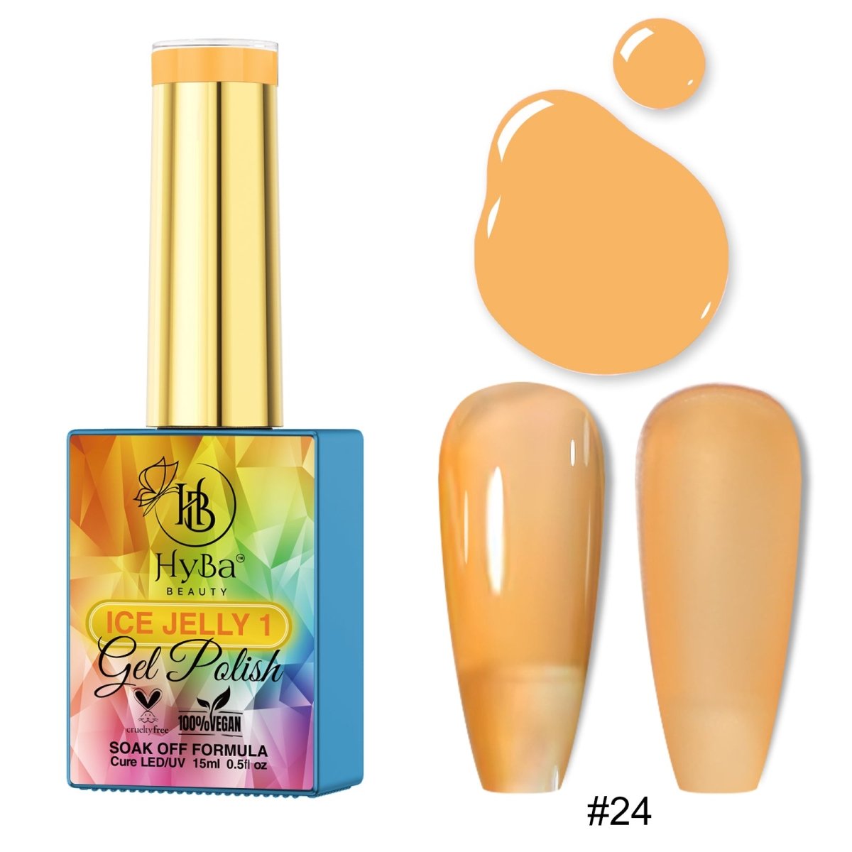 ICE JELLY Gel Collection 1 - Pink Shades - HYBA BEAUTY