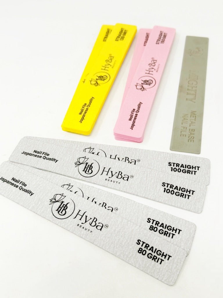 MIGHTY Metal Straight Nail File Starter Set - HYBA BEAUTY