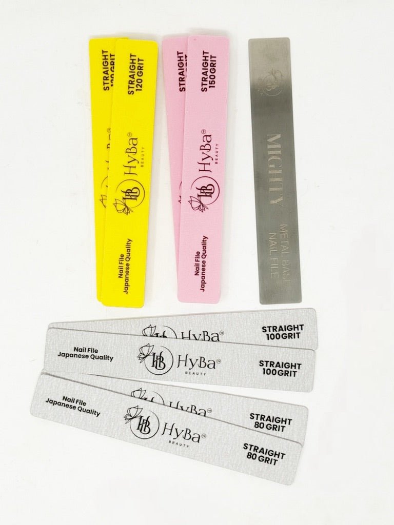 MIGHTY Metal Straight Nail File Starter Set - HYBA BEAUTY
