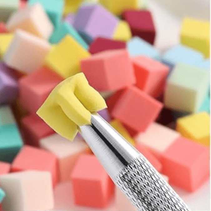 Mini Ombré Sponges with Grabber Box Set - Rainbow - HYBA BEAUTY