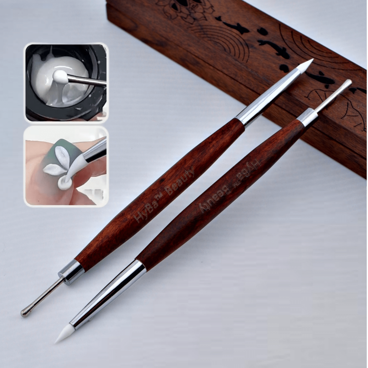 Molding Gel Brush + Metal Tip - HYBA BEAUTY