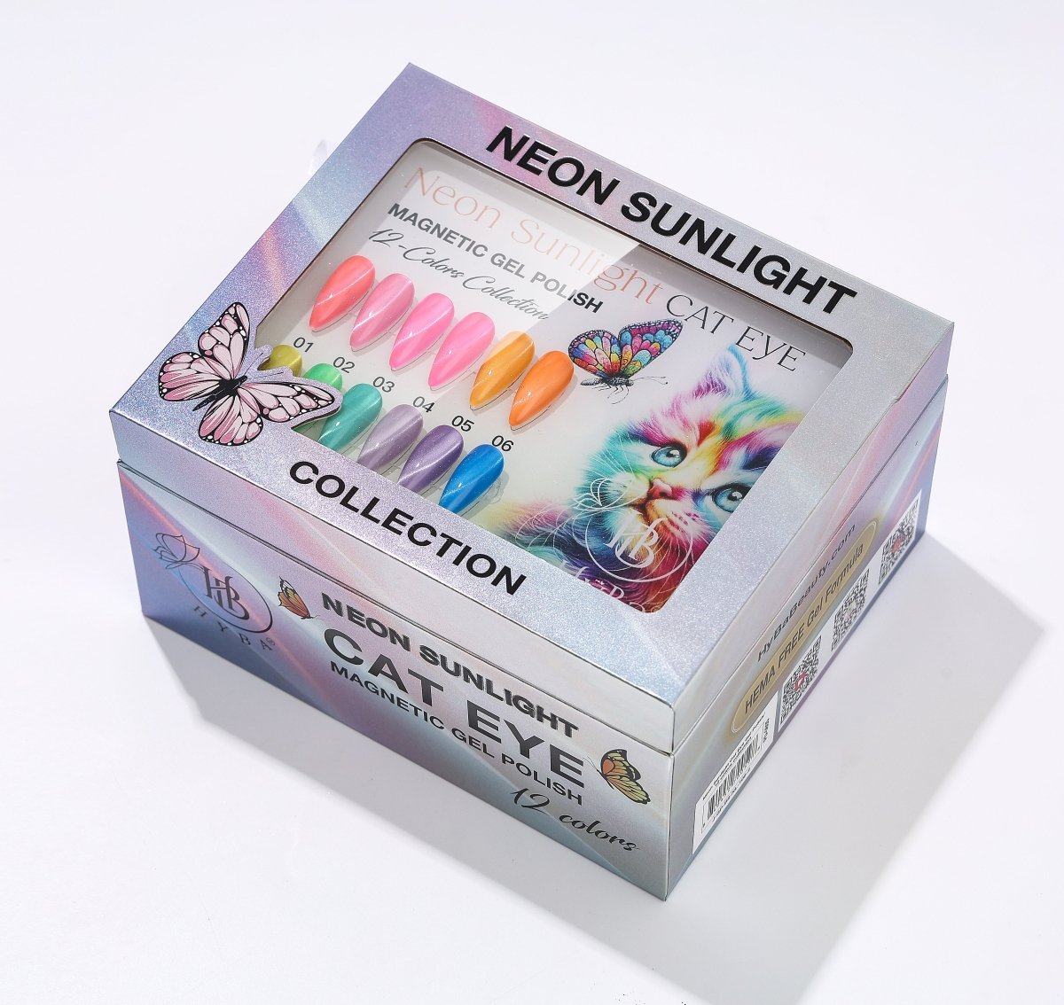 NEON SUNLIGHT Cat Eye Collection - Magnetic Gel Polish - HYBA BEAUTY