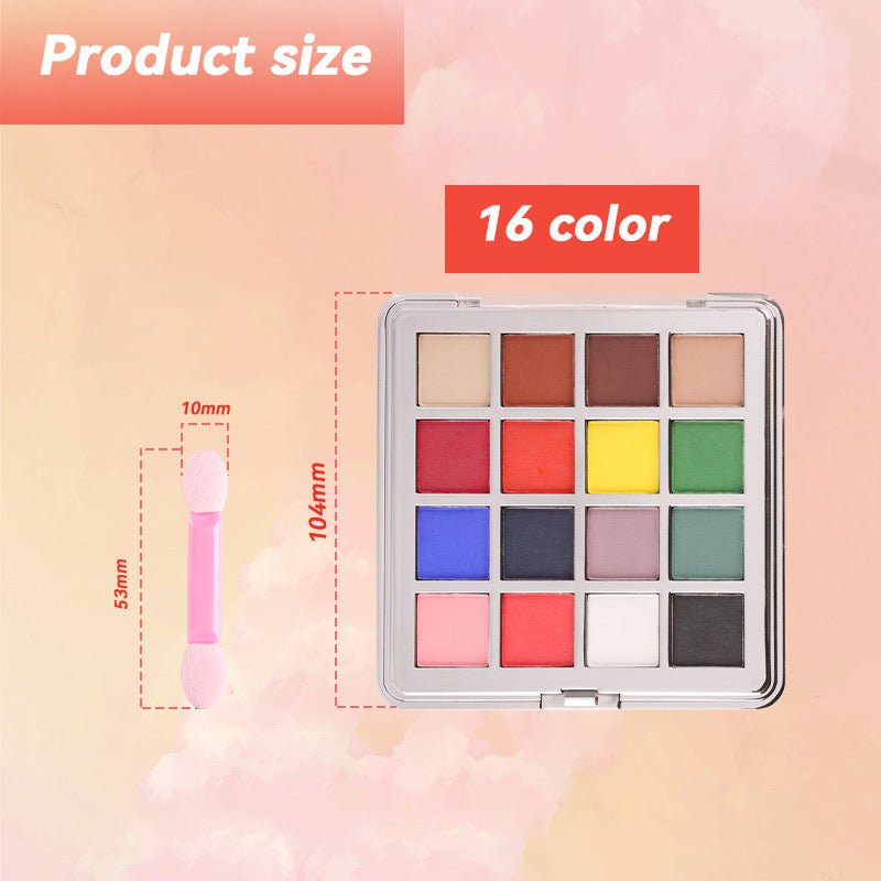 OMBRé Pressed Pigment Powder Palette - 16 Colors Set - HYBA BEAUTY