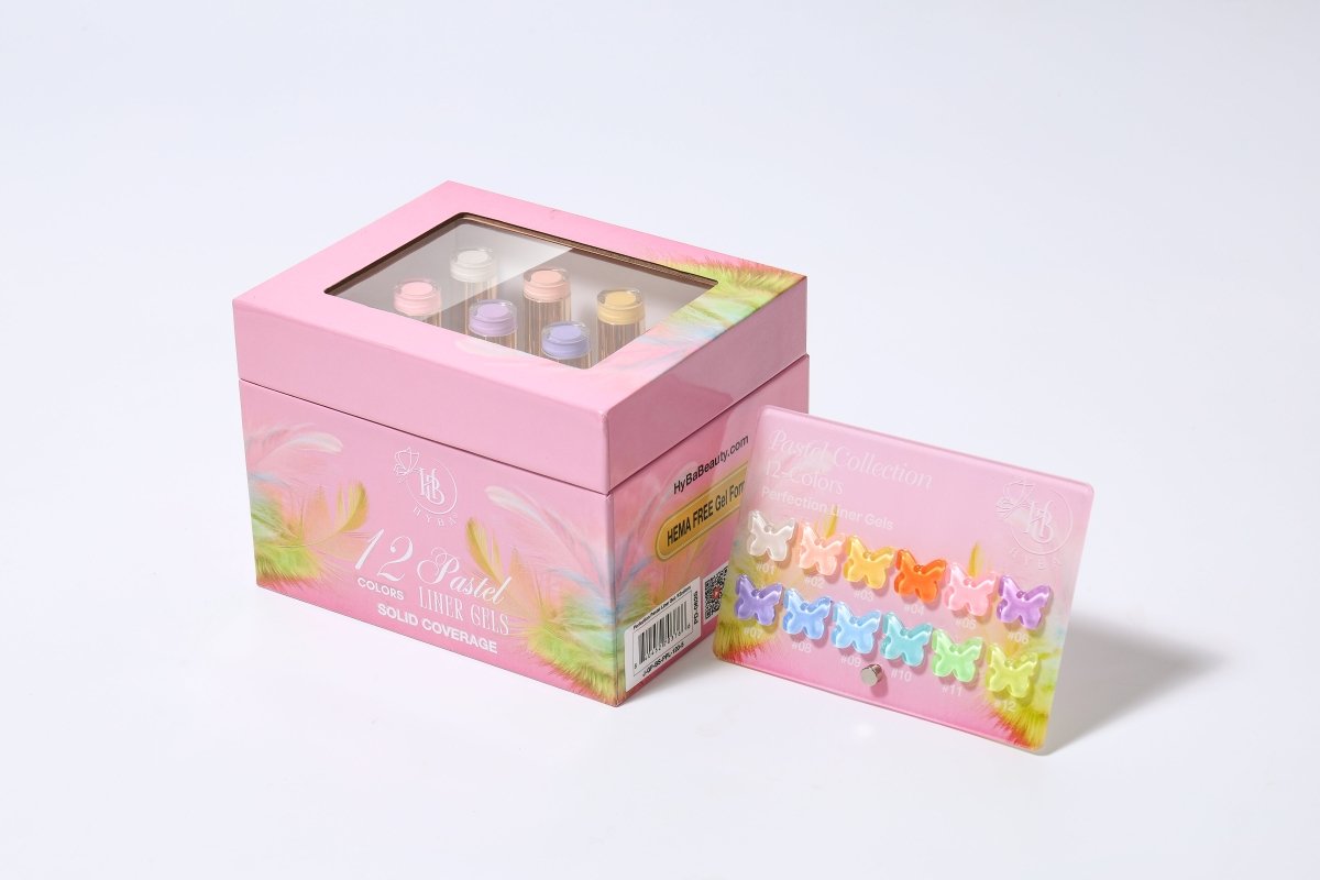 PASTEL Gel Liner Box Set / 12 colors - HYBA BEAUTY