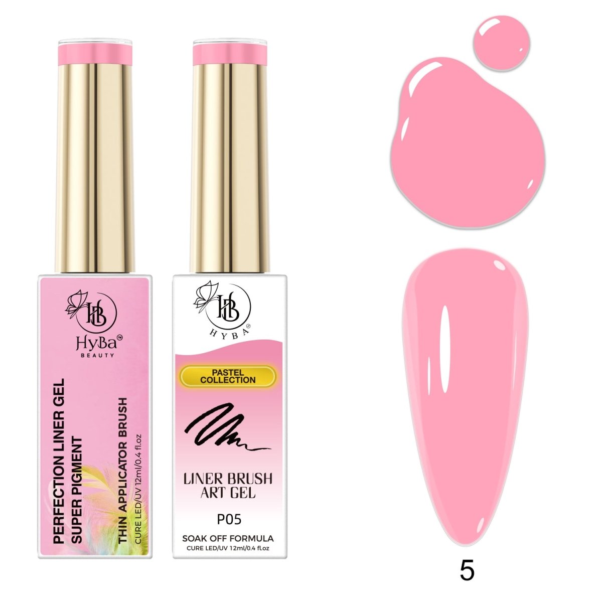PASTEL Gel Liner Box Set / 12 colors - HYBA BEAUTY