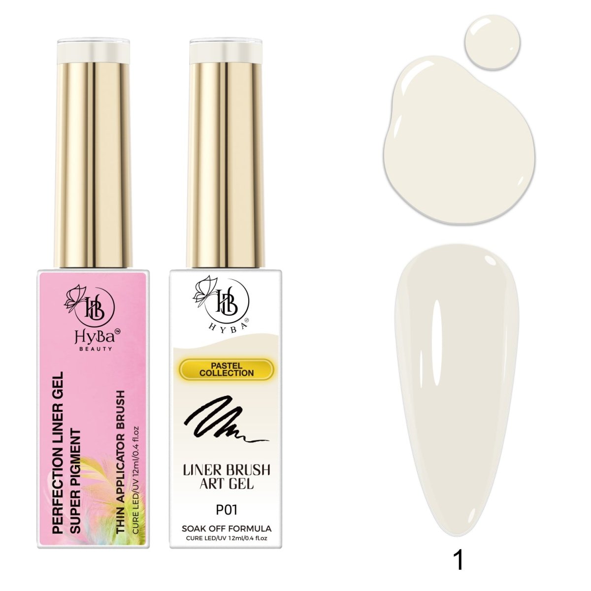 PASTEL Gel Liner Box Set / 12 colors - HYBA BEAUTY